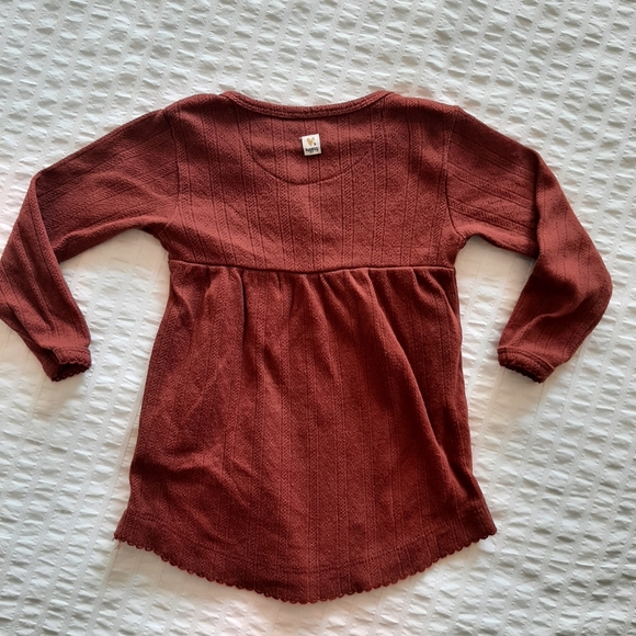 NOPPIES "The Sedona Peplum Dress", 6-9 Months, Rust - Picture 3 of 5